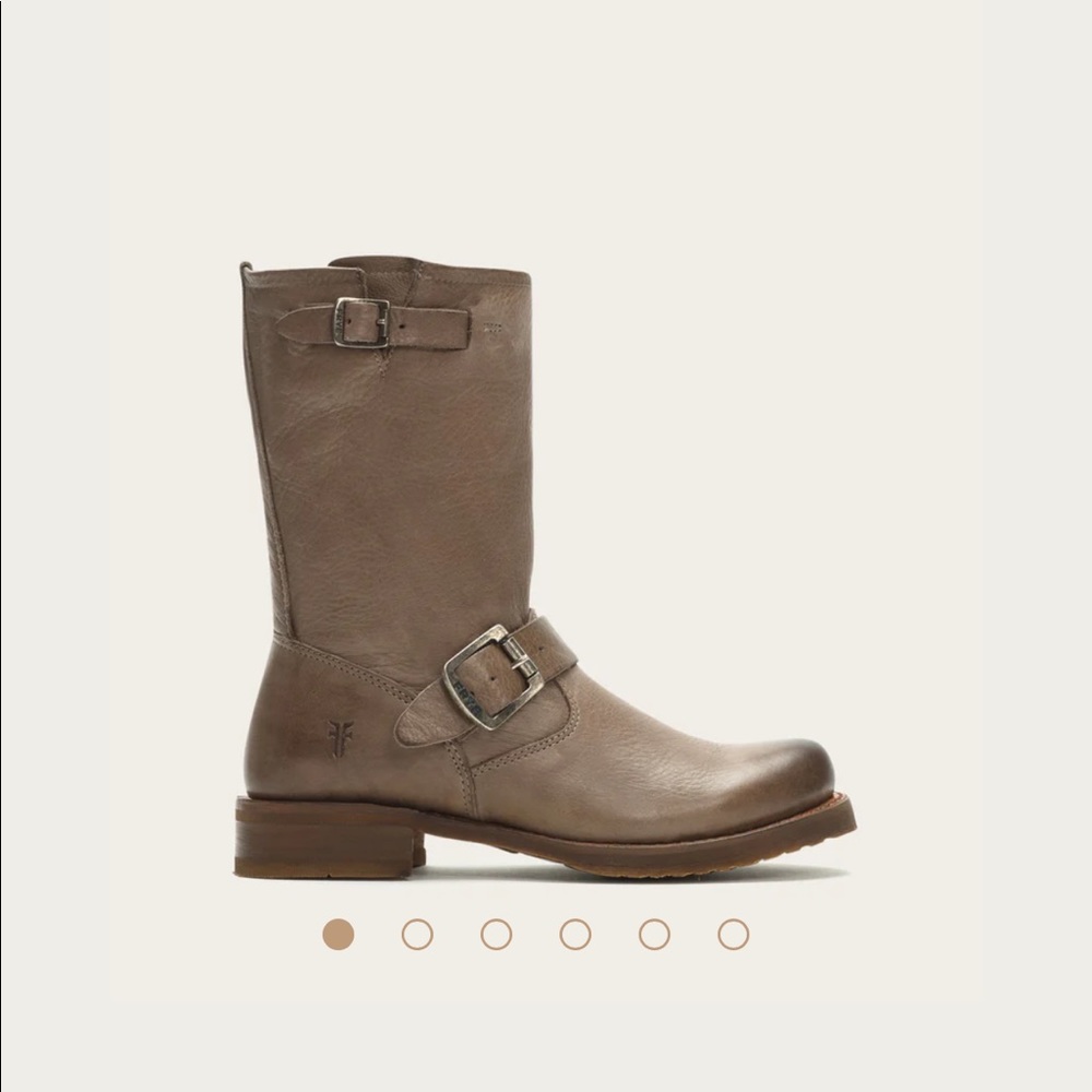 Cognac frye veronica short boot